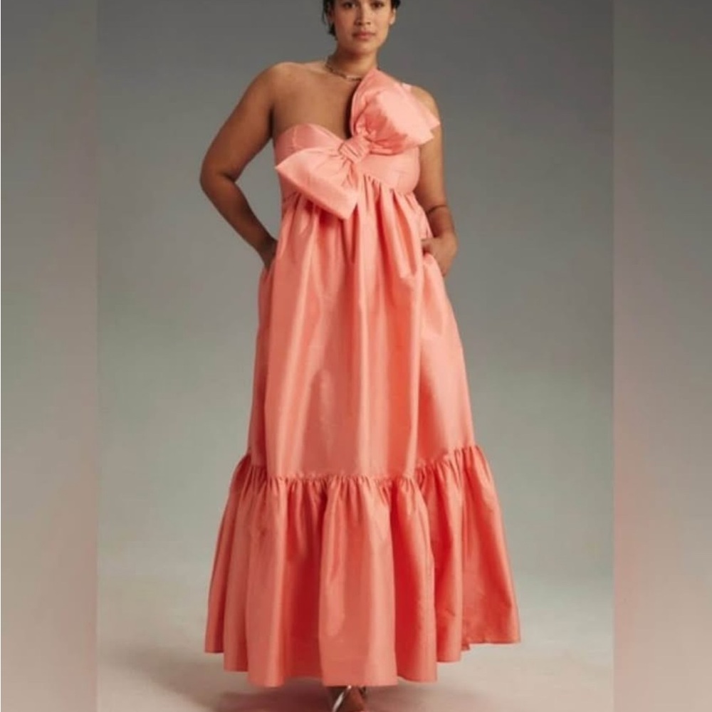 ASTU Coral Bow Dress
